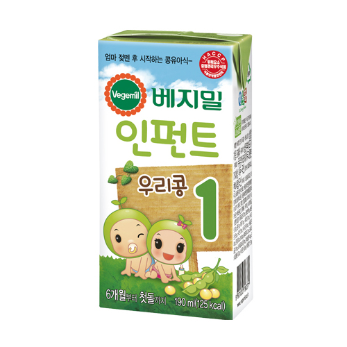  정식품 2014 베지밀 인펀트 우리콩 1단계 190ml [32개]