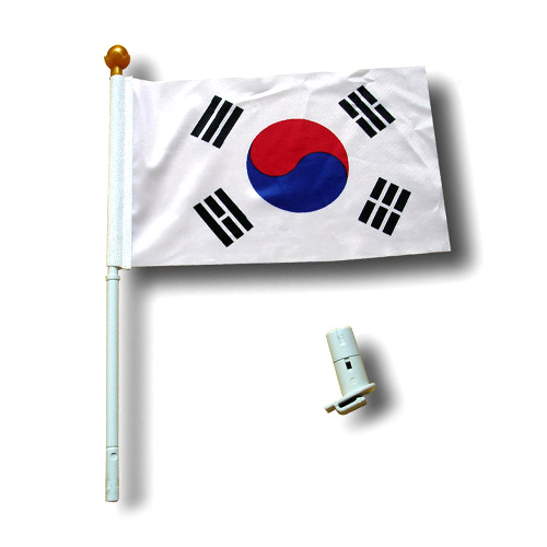 수기겸용 차량용 태극기세트(본네트)