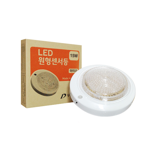 두영조명  LED 아이스 원형 센서등 15W