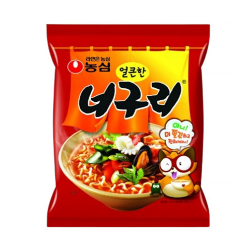 농심  너구리 얼큰한맛 120g