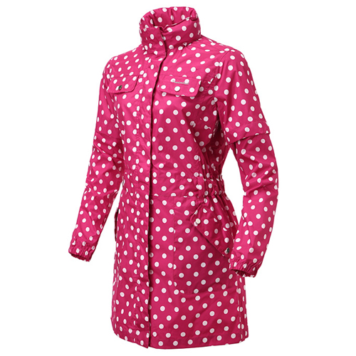 썬더랜드  도트무늬 소매탈부착 레인코트 16412RC22