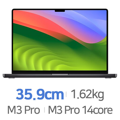 Apple 2024 맥북프로14 M3 Pro 11Core 14GPU 블랙 [램18GB, SSD 512GB] 에누리 가격비교