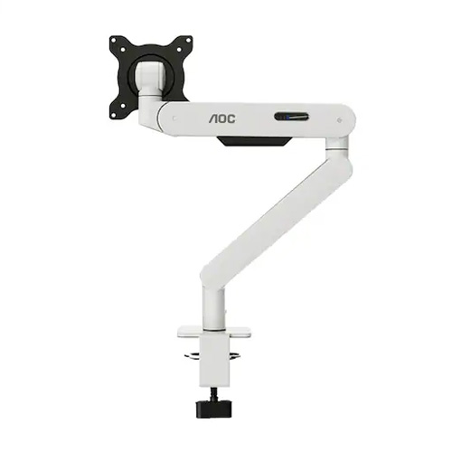 알파스캔 AOC AM400 문스톤 펄 싱글 모니터암