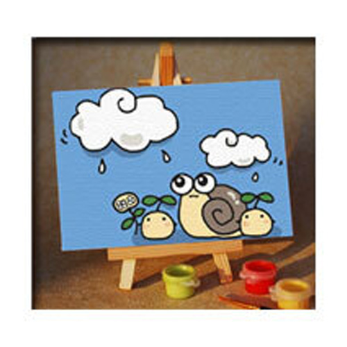 DIY그리기세트 15x10 - 비와달팽이