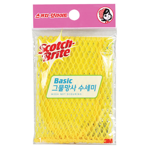 3M 스카치브라이트 베이직 그물망사 수세미