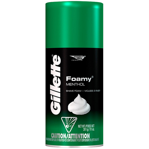 질레트 포오미 멘솔 쉐이빙 폼 175g