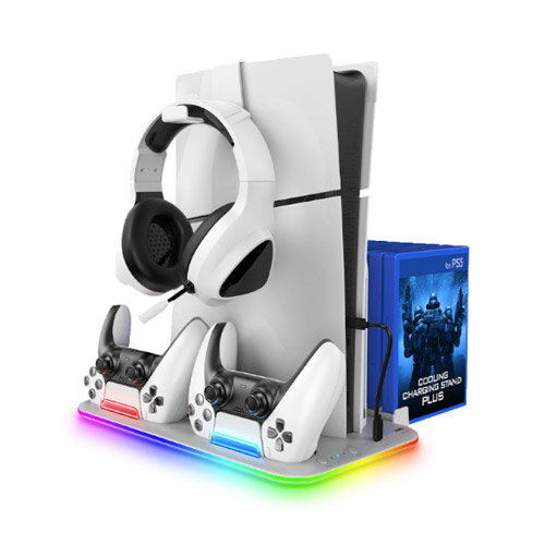 조이트론  PS5 쿨러 쿨링 차징 스탠드 플러스