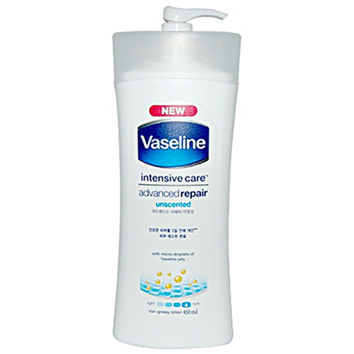유니레버 바세린 인텐시브 케어 어드밴스드 리페어 로션 450ml