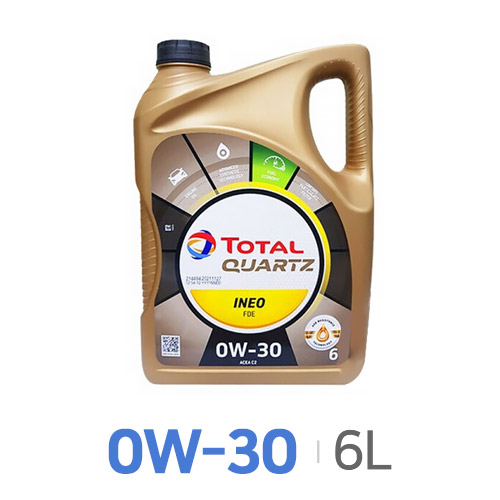 토탈  쿼츠 이네오 FDE 0W30 6L