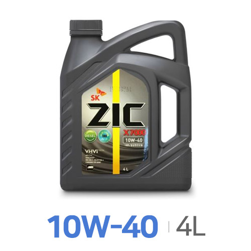 SK엔무브 ZIC X7000 CJ-4 10W40 4L