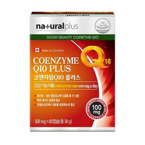 내츄럴플러스 코엔자임Q10 플러스 500mg 60캡슐
