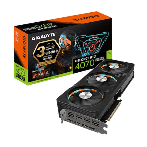 GIGABYTE  지포스 RTX 4070 SUPER Gaming OC D6X 12GB 제이씨현