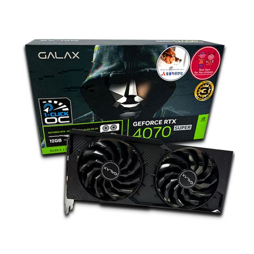 갤럭시 GALAX 지포스 RTX 4070 SUPER 2X D6X 12GB