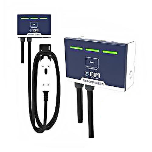 이피아이 완속 전기차 충전기 가로형 7kW 5M