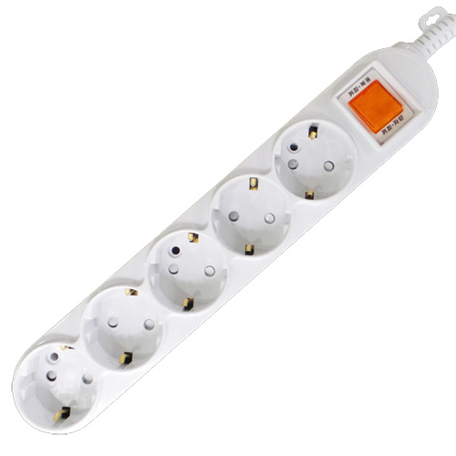 대한이라이트  5구 메인스위치 멀티탭