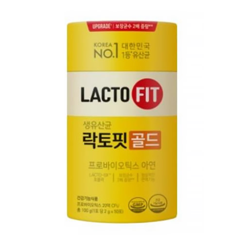 종근당건강 락토핏 생유산균 골드 2g 50포 (리뉴얼)