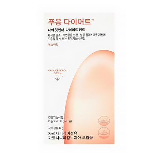 닥터블릿 푸응 다이어트 복숭아맛 6g 20포