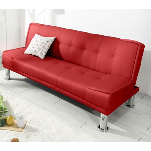 에보니아 프리마 가죽 소파베드 3인용