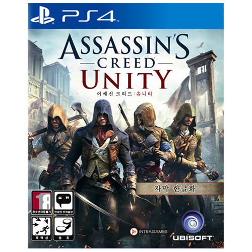 유비소프트  어쌔신 크리드 유니티 PS4