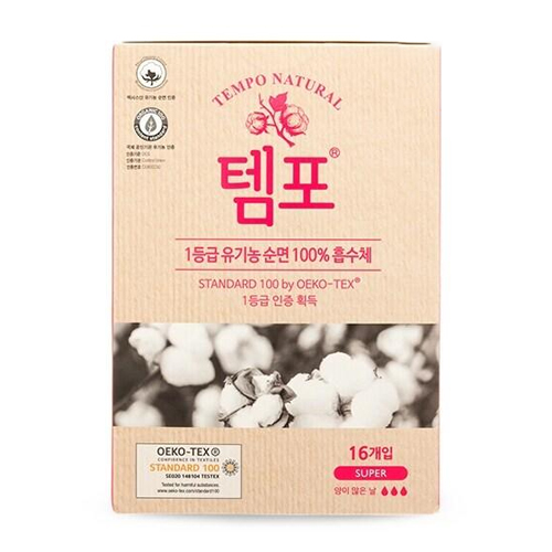 템포 내추럴 슈퍼 16개