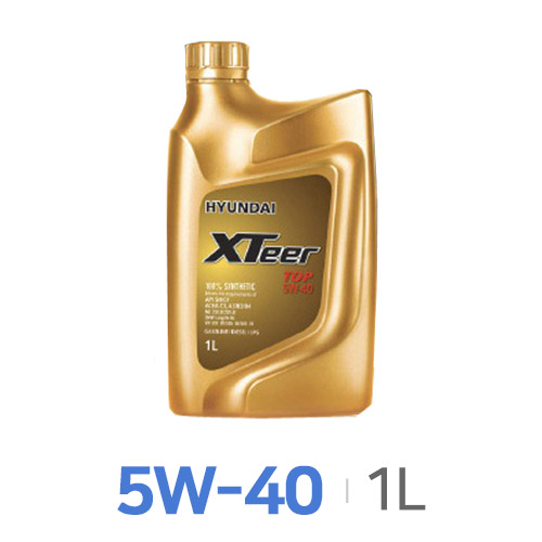 현대오일뱅크  엑스티어 탑 5W40 1L