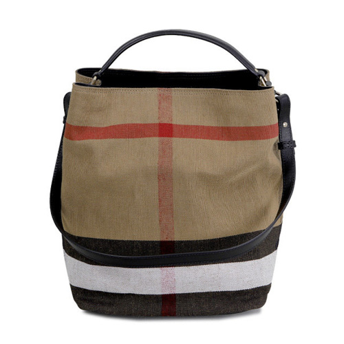 버버리 미디움 애쉬비 캔버스 체크 호보백_39457261