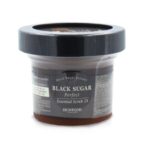 스킨푸드 블랙슈가 퍼펙트 에센셜 스크럽 2X 210g (구)