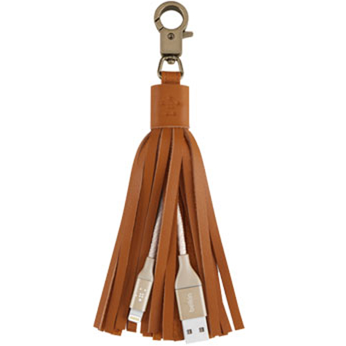 벨킨  MIXIT UP 애플 8핀 가죽 태슬 충전 케이블 F8J174bt