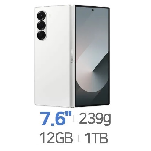 삼성전자  갤럭시Z 폴드6 1TB, 자급제