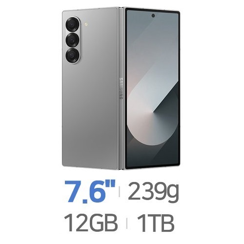 삼성전자  갤럭시Z 폴드6 1TB, 자급제