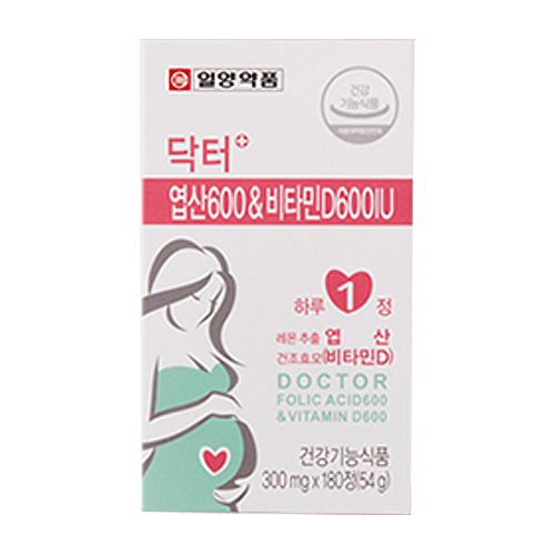 녹십자HS 엽산600 비타민D600IU 180정