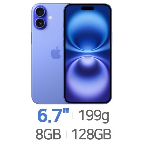 Apple  아이폰16 플러스 128GB, 자급제