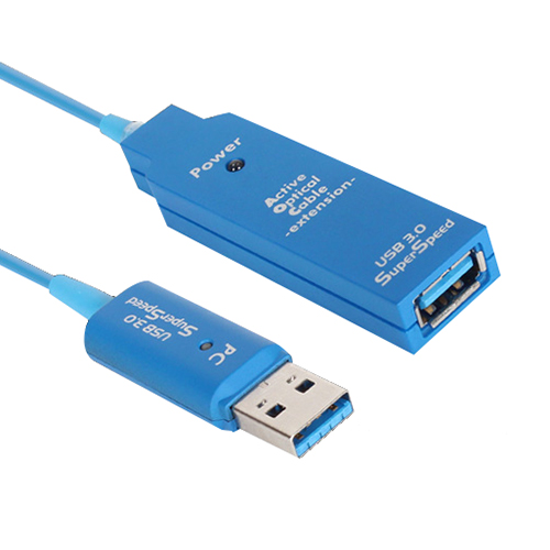 강원전자 NETmate CBL-U3AOC02 USB3.0 Fiber Optic AM-BM 리피터 케이블