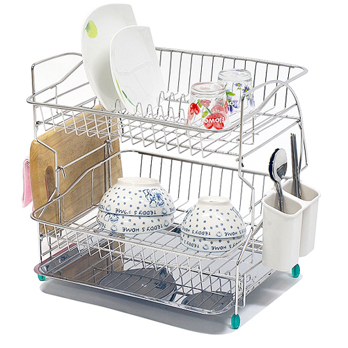 대명산업 아이넥스 식기건조대(샤크) 2단