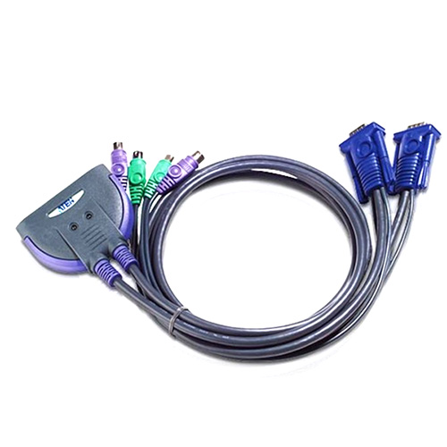 에이텐  2포트 PS/2 KVM 스위치 (CS62S)