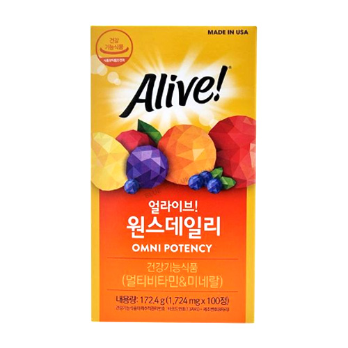 얼라이브 원스 데일리 멀티비타민 100정