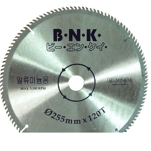  BNK 10inch 120T 알루미늄절단 원형톱날