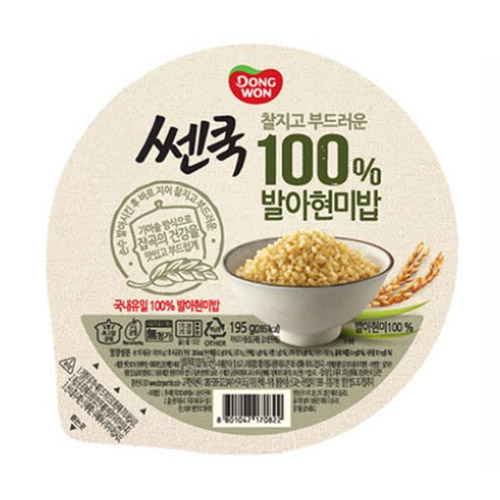동원F&B  쎈쿡 100% 발아현미 195g