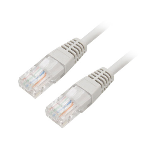 강원전자 NETmate CAT.5E UTP 다이렉트 랜케이블 그레이 [NMC-U503G, 0.3m]