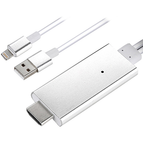 이지넷유비쿼터스 넥스트 라이트닝 8핀 to HDMI 미러링 케이블 NEXT-820A