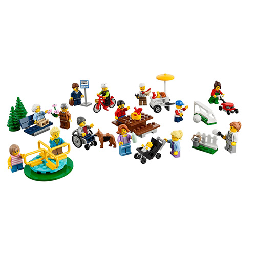레고  시티 즐거운 공원 시티피겨 팩 (60134)