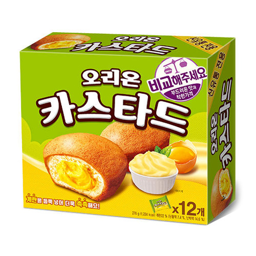 오리온  카스타드 276g