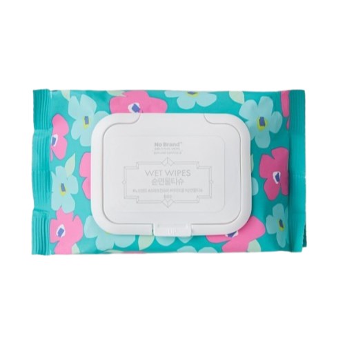 노브랜드 순면 물티슈 캡형 30매