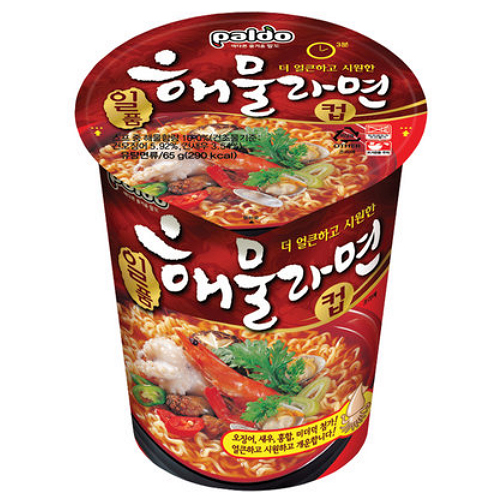 팔도 일품 해물라면 컵 65g [6개]