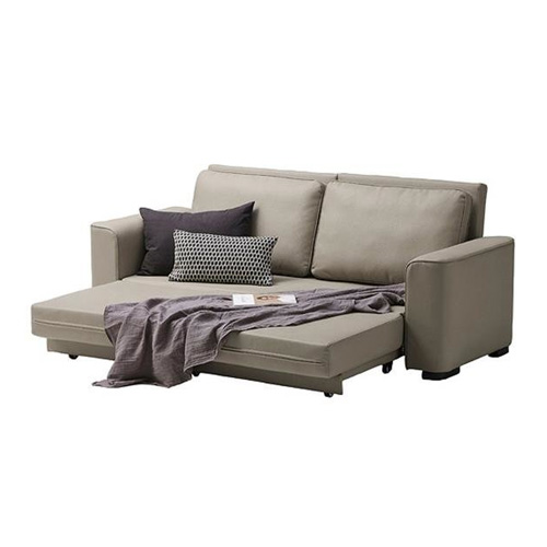 한샘 매그 라운지 가죽 소파베드 3인용