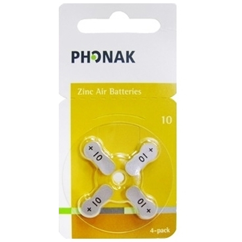 PHONAK 포낙 보청기배터리 10