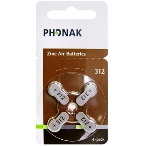 PHONAK 포낙 보청기배터리 312