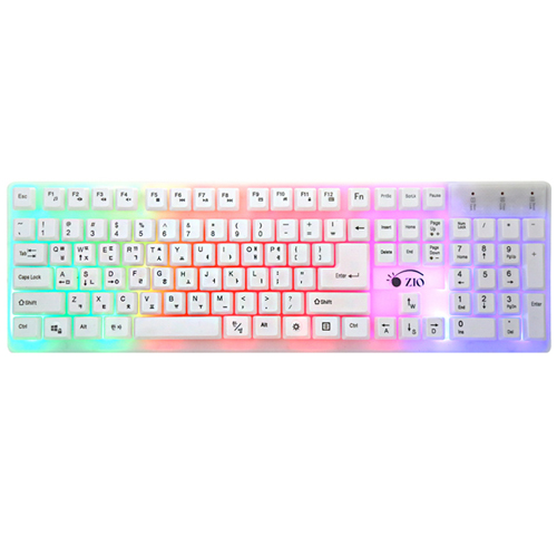 Bless ZIO G-Light 레인보우 LED 키보드