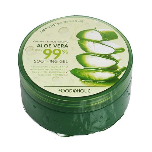 푸드어홀릭 카밍&모이스처 알로에베라 99% 수딩젤 300ml