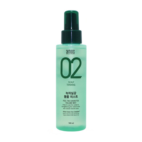 아모스프로페셔널 녹차실감 볼륨 미스트 140ml